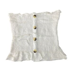 Style Envy Crop Top  S/M White   100% Rayon